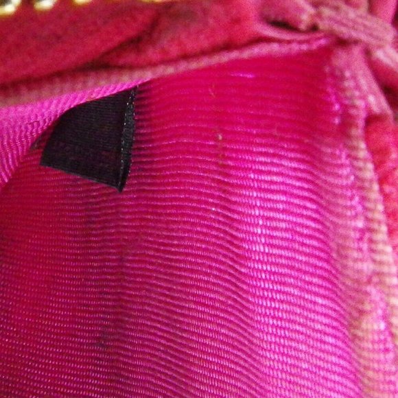 Prada Long Wallet Ribbon Pink Safiano Leather Auth USED T17788 - Picture 7 of 10